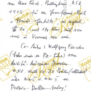 Fotopostkarte Dr. Alfred Regeniter. Original Signatur-85