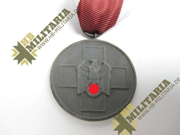 Medaille für deutsche Volkspflege am Band mit Verleihungsurkunde-7065