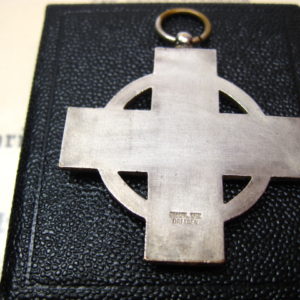Feuerwehr- Ehrenzeichen zweite Stufe silber, inkl. Etui und Verleihungsurkunde- VERKAUFT-1191