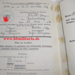 Urkundengruppe für das Reichssportabzeichen-2266