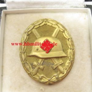 Verwundetenabzeichen in Gold im Etui- VERKAUFT-2450