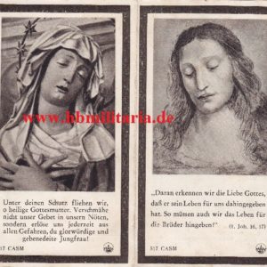 Sterbebild Oberfeldwebel in einem Div.- Stab.-3048