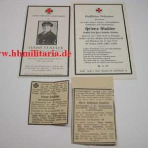 U Boot Fahrer Nachlass von U656- VERKAUFT-3005