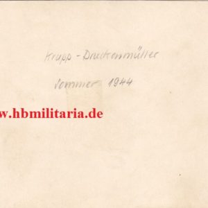 Foto Nachlass Krupp- Druckenmüller. Deutsche Ruestungsschmiede, Sturmgeschütze der Fa. Krupp in Grossformat-3070