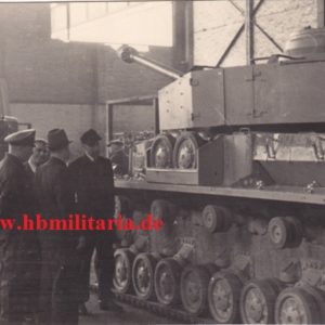 Foto Nachlass Krupp- Druckenmüller. Deutsche Ruestungsschmiede, Sturmgeschütze der Fa. Krupp in Grossformat-3078