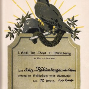 Urkundengruppe eines Oberbefeldwebel-3580