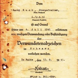 Grosser Nachlass eines Obergefreiten im Infanterie Regiment 16.-3856