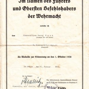 Grosser Nachlass eines Obergefreiten im Infanterie Regiment 16.-3860