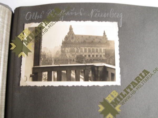 Fotoalbum: ua., Zivil, Wehrmacht, HJ, Reichsparteitag, Foto A. Hitler.-3901