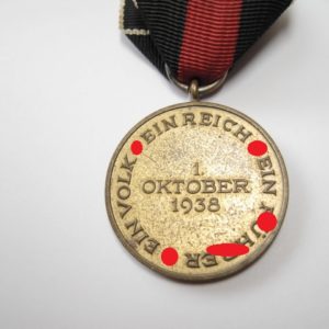 Anschlussmedaille an das Sudetenland 1. Oktober 1938-4355