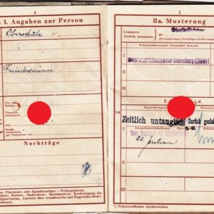 Dokumentennachlaß eines Luftwaffenhelfers in einer Flakbatterie aus dem Raum Oldenburg-4651