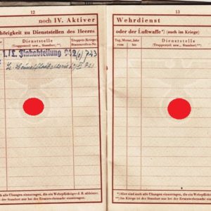 Dokumentennachlaß eines Luftwaffenhelfers in einer Flakbatterie aus dem Raum Oldenburg-4654