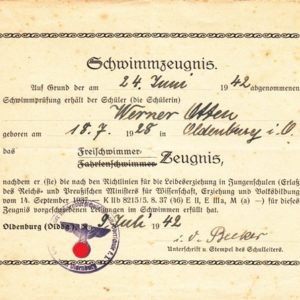 Dokumentennachlaß eines Luftwaffenhelfers in einer Flakbatterie aus dem Raum Oldenburg-4655