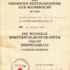 3er Urkundengruppe u.a. mit Unterschrift General der Panzertruppe Knobelsdorff und Urkunde KVK 12. Armee List-4673