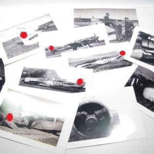 Lot Fotos u.a. Flugplatz Varrelbusch 10./JG 54 FW190 D9 "Schwarze 12"-0