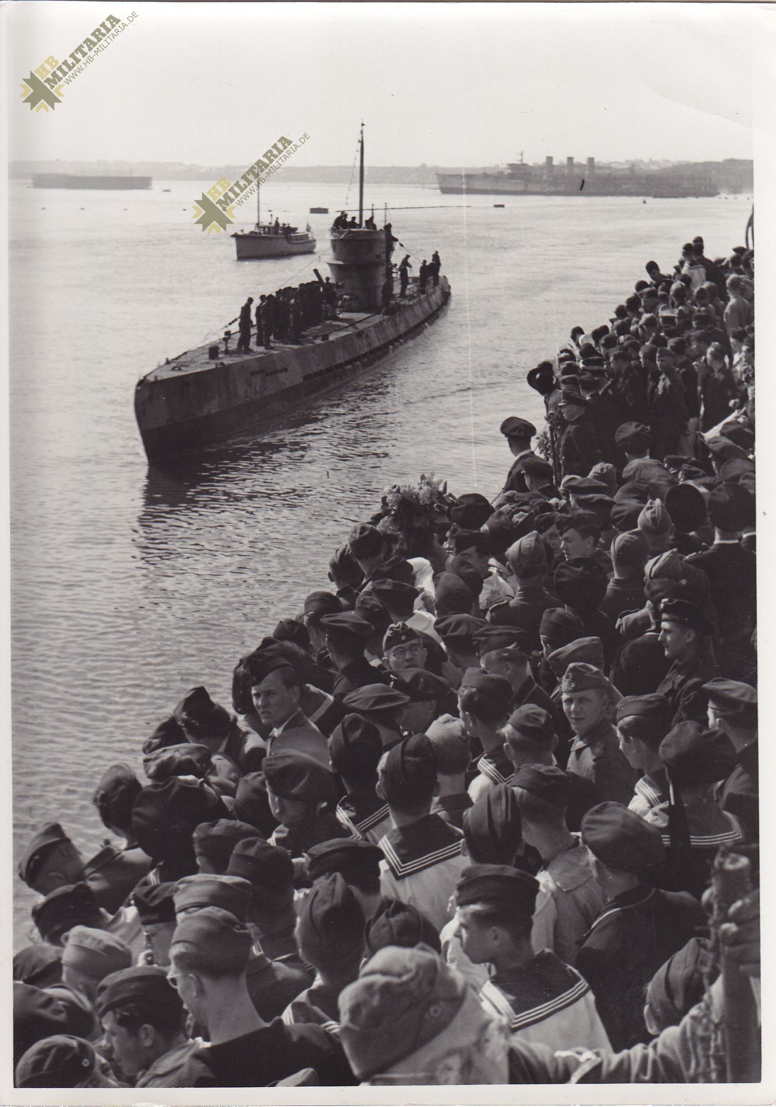 Ankunft von U103 im Hafen von Lorient. -0