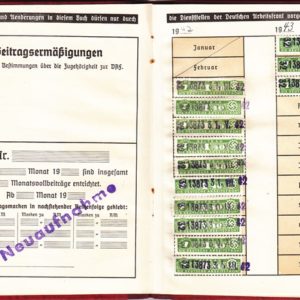 Dokumente Nachlass einer Angehörigen vom Reichsarbeitsdienst ( RAD, weibliche Jugend )-5067