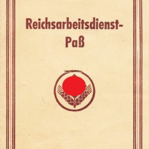 Dokumente Nachlass einer Angehörigen vom Reichsarbeitsdienst ( RAD, weibliche Jugend )-5068