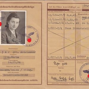 Dokumente Nachlass einer Angehörigen vom Reichsarbeitsdienst ( RAD, weibliche Jugend )-5069