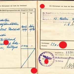 Dokumente Nachlass einer Angehörigen vom Reichsarbeitsdienst ( RAD, weibliche Jugend )-5075
