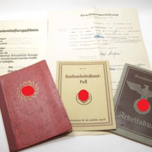 Dokumente Nachlass einer Angehörigen vom Reichsarbeitsdienst ( RAD, weibliche Jugend )-0