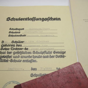 Dokumente Nachlass einer Angehörigen vom Reichsarbeitsdienst ( RAD, weibliche Jugend )-5062