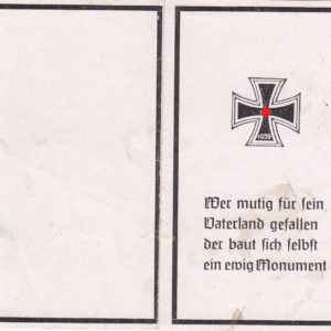 Sterbebild Angehöriger der Kriegsmarine-6233