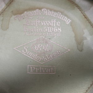 Luftwaffe Schirmmütze für Offiziere- VERKAUFT-6089