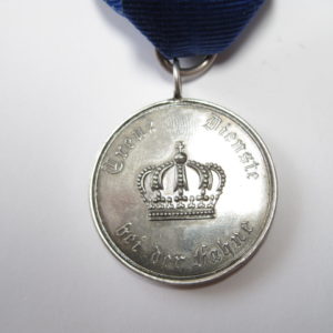 Preußen Dienstauszeichnung für Unteroffiziere und Mannschaften Medaille für IX Jahre-6413