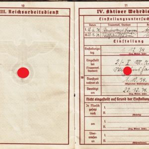 Wehrpass Luftwaffe. ZG 76, JG 76, JG 300 ( Wilde Sau )- VERKAUFT-7682