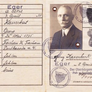 2x Arbeitsbücher + 1x Kennkarte aus dem Raum Eger/ Tachau. Sudetengau, heute Tschechien. Sešity + 1x 2x identifikační kartu od pokoje Eger / Tachau. Sudety, dnes Česká republika.-7706