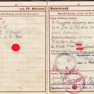 Wehrpass Luftwaffe. ZG 76, JG 76, JG 300 ( Wilde Sau )- VERKAUFT-7685