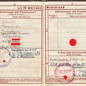 Wehrpass Luftwaffe. ZG 76, JG 76, JG 300 ( Wilde Sau )- VERKAUFT-7686