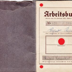 2x Arbeitsbücher + 1x Kennkarte aus dem Raum Eger/ Tachau. Sudetengau, heute Tschechien. Sešity + 1x 2x identifikační kartu od pokoje Eger / Tachau. Sudety, dnes Česká republika.-7709