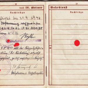 Wehrpass Luftwaffe. ZG 76, JG 76, JG 300 ( Wilde Sau )- VERKAUFT-7688