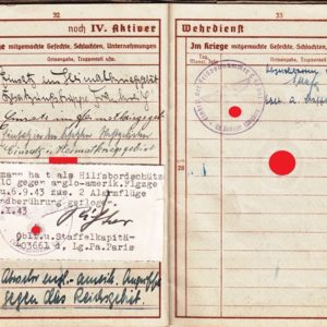 Wehrpass Luftwaffe. ZG 76, JG 76, JG 300 ( Wilde Sau )- VERKAUFT-7689