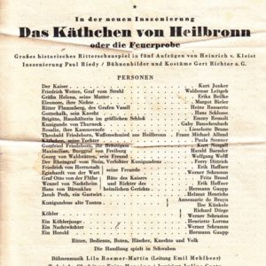 Programm des württembergischen Staatstheater Stuttgart-7723