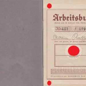 Arbeitsbuch aus dem Raum Eger/ Tirschnitz. Sudetengau. Pracovní sešit z místnosti Eger / Tirschnitz. Sudetengau.-7725