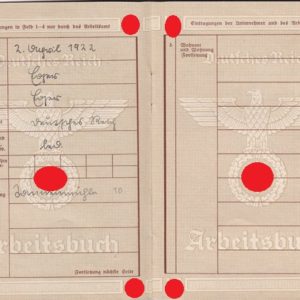 Arbeitsbuch aus dem Raum Eger/ Tirschnitz. Sudetengau. Pracovní sešit z místnosti Eger / Tirschnitz. Sudetengau.-7726