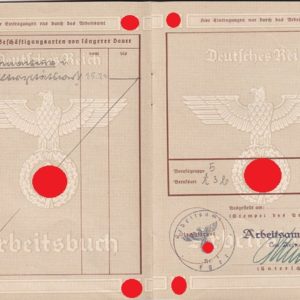 Arbeitsbuch aus dem Raum Eger/ Tirschnitz. Sudetengau. Pracovní sešit z místnosti Eger / Tirschnitz. Sudetengau.-7728