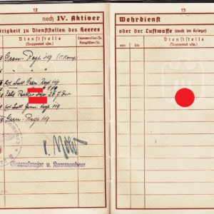 Wehrpass mit Ritterkreuz- VERKAUFT-9686