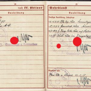 Wehrpass mit Ritterkreuz- VERKAUFT-9687