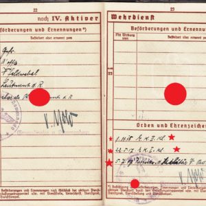 Wehrpass mit Ritterkreuz- VERKAUFT-9688