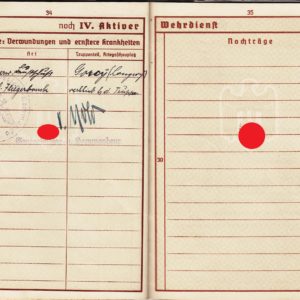Wehrpass mit Ritterkreuz- VERKAUFT-9691