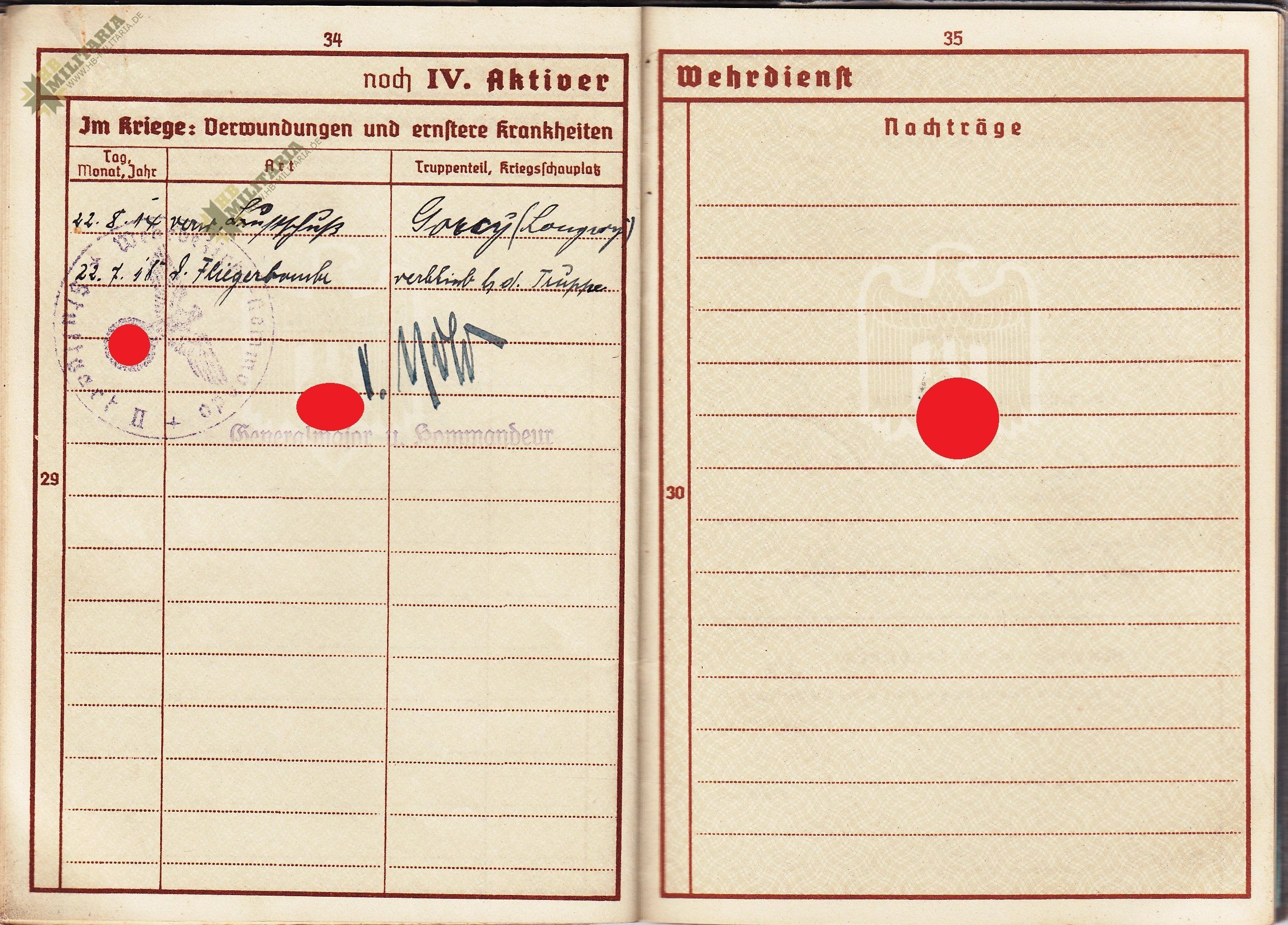 Wehrpass mit Ritterkreuz- VERKAUFT-9691