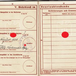 Wehrpass mit Ritterkreuz- VERKAUFT-9692