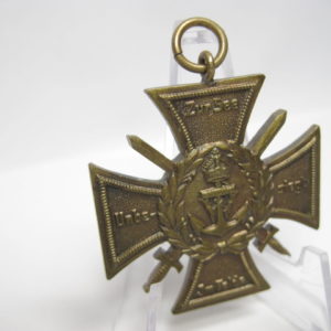Marinekorps Flandern. Erinnerungs- Kreuz: Zur See unbesiegt. Marine Korps. 1914/18-9811