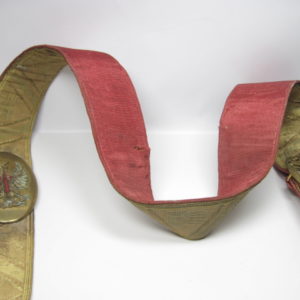 Spanien: Franco Zeit Kartuschkasten mit Bandelier.-9873