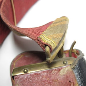 Spanien: Franco Zeit Kartuschkasten mit Bandelier.-9886