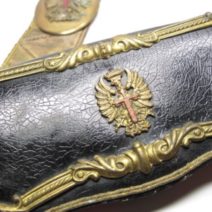 Spanien: Franco Zeit Kartuschkasten mit Bandelier.-9890